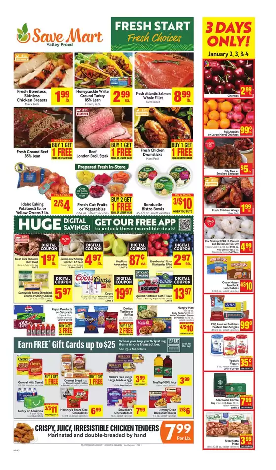 Save Mart catalogue in Loves Park IL | Discover attractive offers | 2026-01-02T00:00:00.000Z - 2026-01-06T00:00:00.000Z