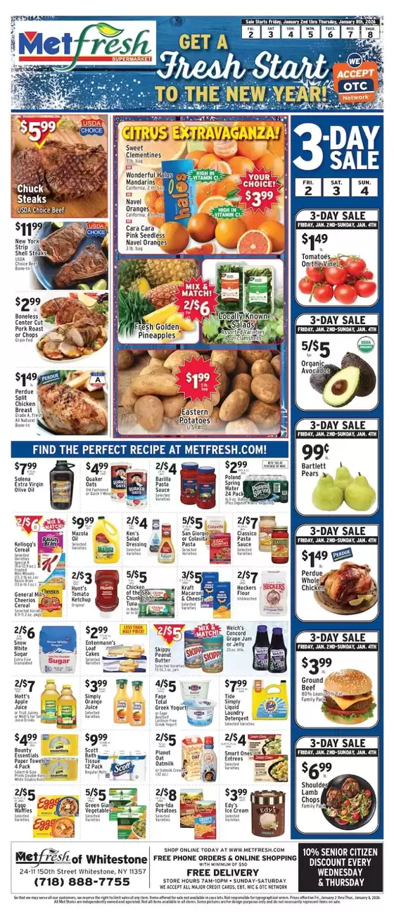 Met Foodmarkets catalogue in Mc David FL | Great discounts on selected products | 2026-01-02T00:00:00.000Z - 2026-01-08T00:00:00.000Z