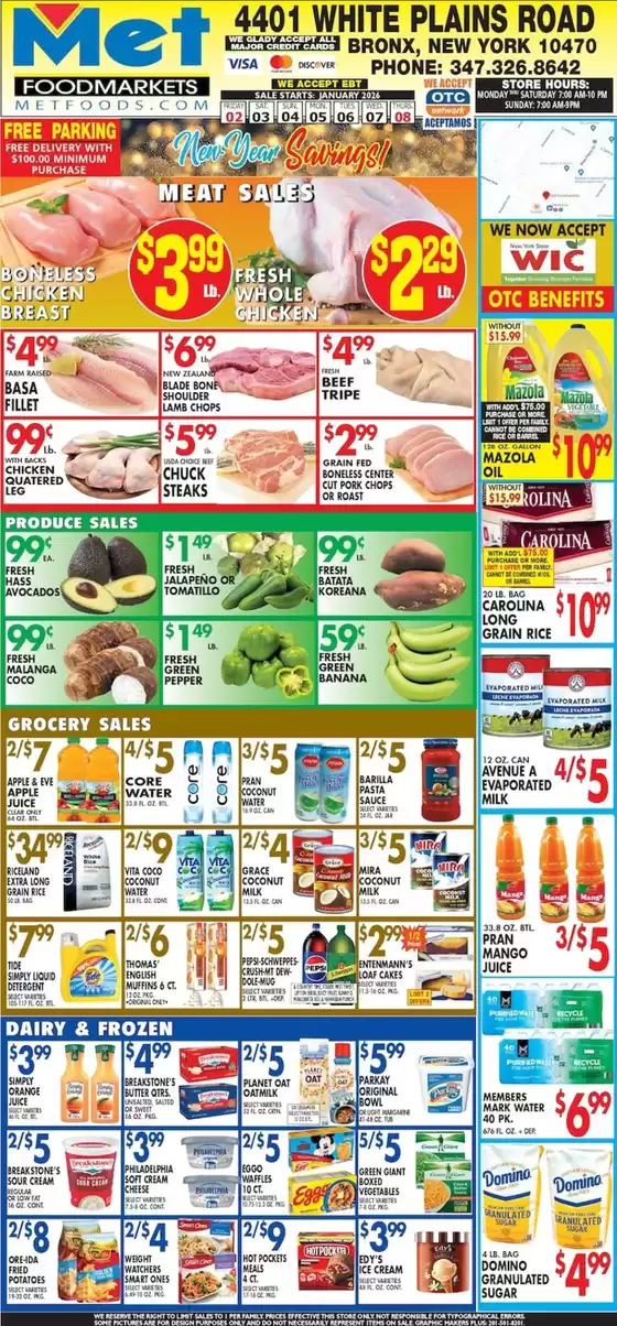 Met Foodmarkets catalogue in Mc David FL | Offers for bargain hunters | 2026-01-02T00:00:00.000Z - 2026-01-08T00:00:00.000Z