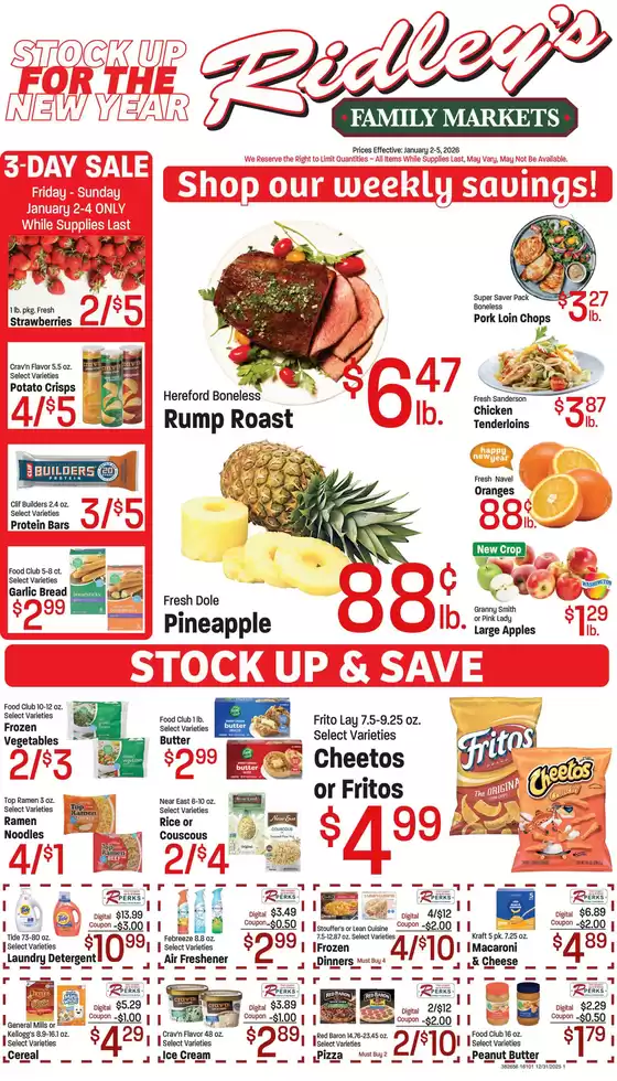 Ridley's Family Markets catalogue in Mc David FL | Our best offers for you | 2026-01-02T00:00:00.000Z - 2026-01-06T00:00:00.000Z