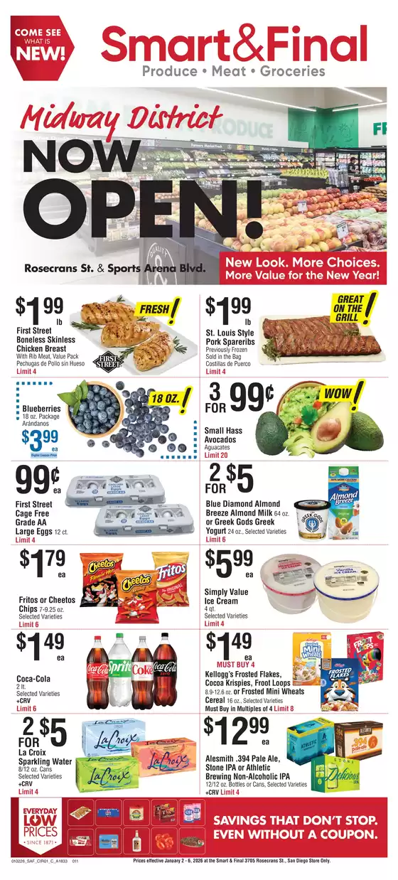 Smart & Final catalogue in Catonsville MD | Save now with our deals | 2026-01-02T00:00:00.000Z - 2026-01-06T00:00:00.000Z