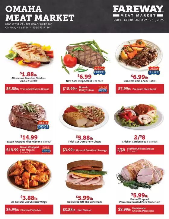 Fareway catalogue in Woodside NY | New offers to discover | 2026-01-05T00:00:00.000Z - 2026-01-10T00:00:00.000Z