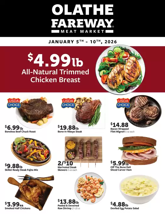 Fareway catalogue in Woodside NY | Attractive special offers for everyone | 2026-01-05T00:00:00.000Z - 2026-01-10T00:00:00.000Z