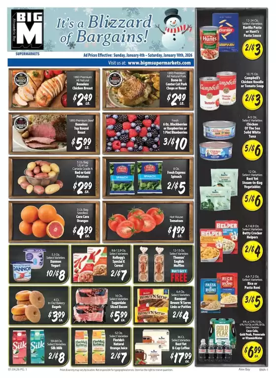 BigM Supermarkets catalogue in Fort Worth TX | Weekly Specials | 2026-01-04T00:00:00.000Z - 2026-01-10T00:00:00.000Z
