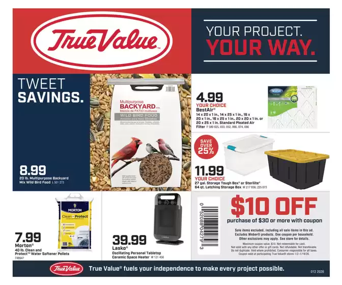 True Value catalogue in Normal IL | Offers for bargain hunters | 2026-01-02T00:00:00.000Z - 2026-01-19T00:00:00.000Z