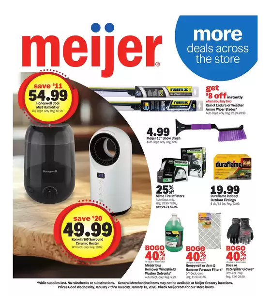Meijer catalogue in Ashland AL | more deals across the store | 2026-01-07T00:00:00.000Z - 2026-01-13T00:00:00.000Z