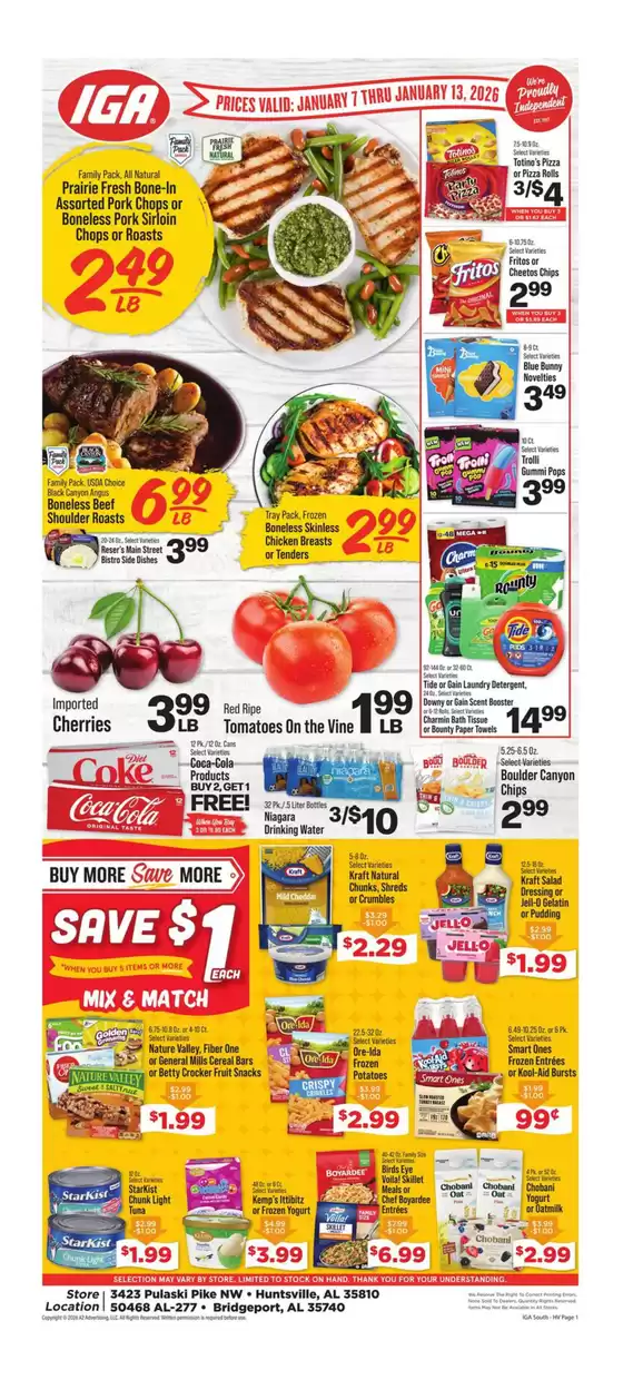 IGA catalogue in Hooksett NH | Exclusive deals and bargains | 2026-01-07T00:00:00.000Z - 2026-01-13T00:00:00.000Z