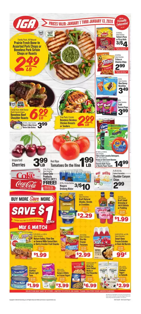 IGA catalogue in Hooksett NH | Current deals and offers | 2026-01-07T00:00:00.000Z - 2026-01-13T00:00:00.000Z