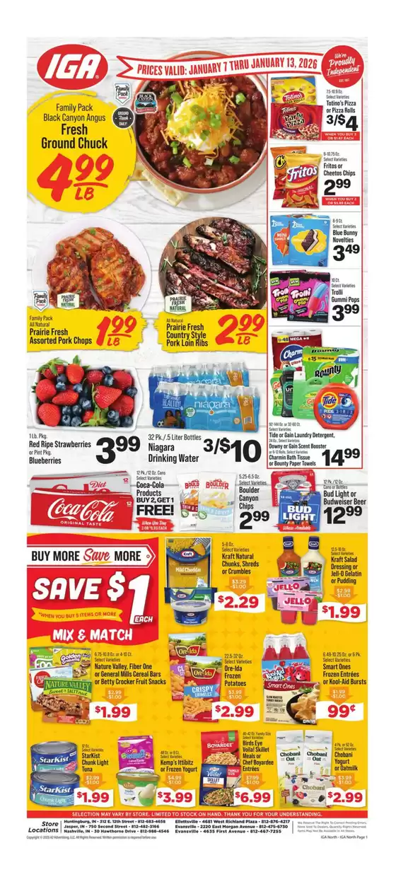 IGA catalogue in Hooksett NH | Wide range of offers | 2026-01-07T00:00:00.000Z - 2026-01-13T00:00:00.000Z