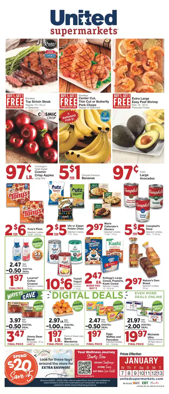 United Supermarkets catalogue in Merchantville NJ | Discover attractive offers | 2026-01-06T00:00:00.000Z - 2026-01-13T00:00:00.000Z