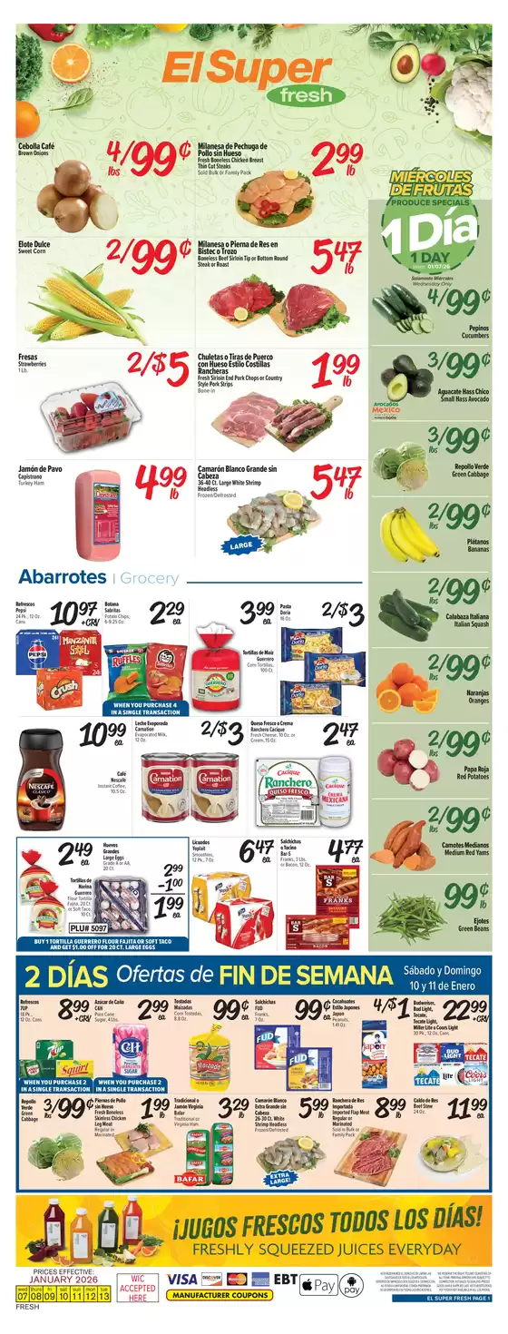 El Super catalogue | Great offer for bargain hunters | 2026-01-07T00:00:00.000Z - 2026-01-13T00:00:00.000Z