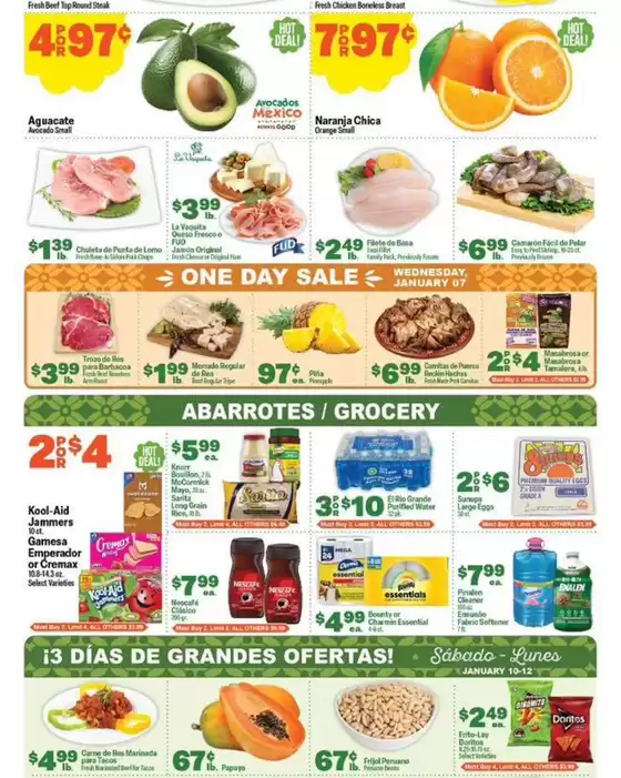El Rio Grande catalogue in Los Angeles CA | El Rio Grande weekly ad | 2026-01-10T00:00:00.000Z - 2026-01-12T00:00:00.000Z