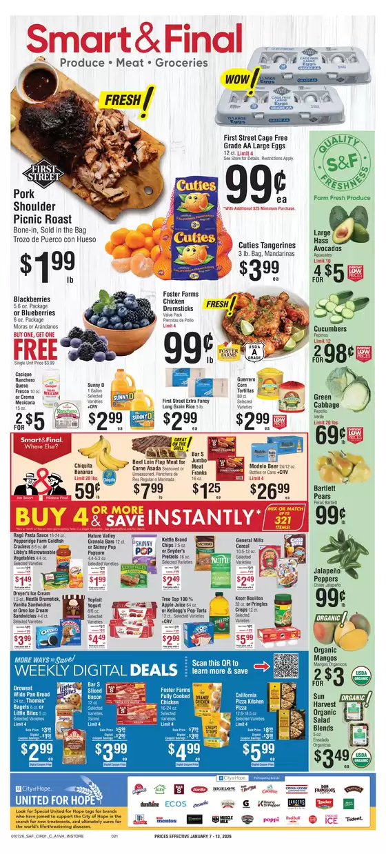 Smart & Final catalogue | Great offer for bargain hunters | 2026-01-06T00:00:00.000Z - 2026-01-08T00:00:00.000Z