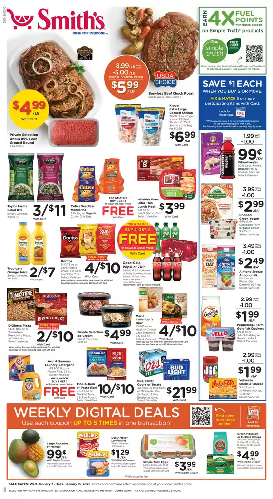 Smith's catalogue | Great discounts on selected products | 2026-01-07T00:00:00.000Z - 2026-01-13T00:00:00.000Z