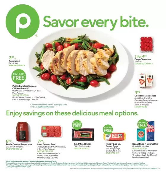 Publix catalogue | New offers to discover | 2026-01-02T00:00:00.000Z - 2026-01-07T00:00:00.000Z