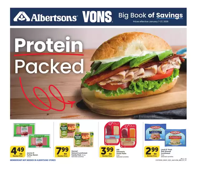 Vons catalogue in Los Angeles CA | Vons - SoCal - BBS | 2026-01-07T00:00:00.000Z - 2026-01-27T00:00:00.000Z
