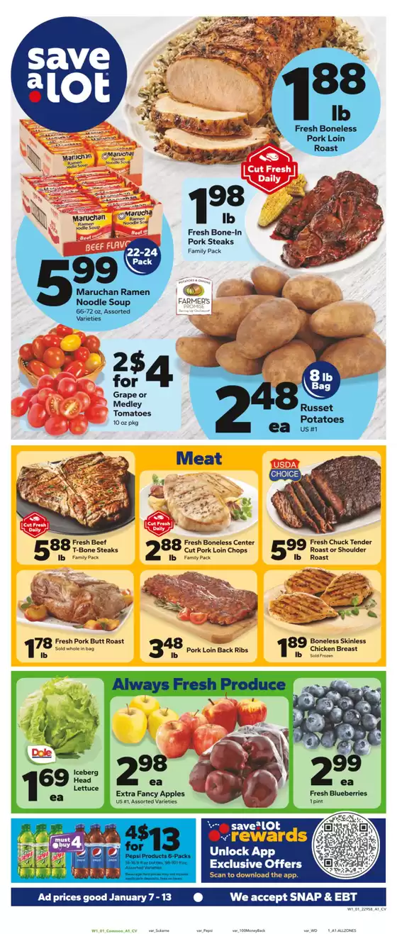 Save a Lot catalogue in Dallas TX | Current bargains and offers | 2026-01-07T00:00:00.000Z - 2026-01-13T00:00:00.000Z