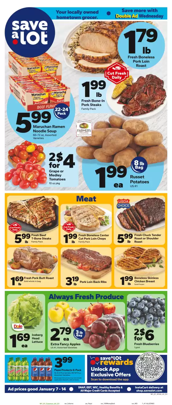 Save a Lot catalogue in Dallas TX | Great discounts on selected products | 2025-12-31T00:00:00.000Z - 2026-01-07T00:00:00.000Z