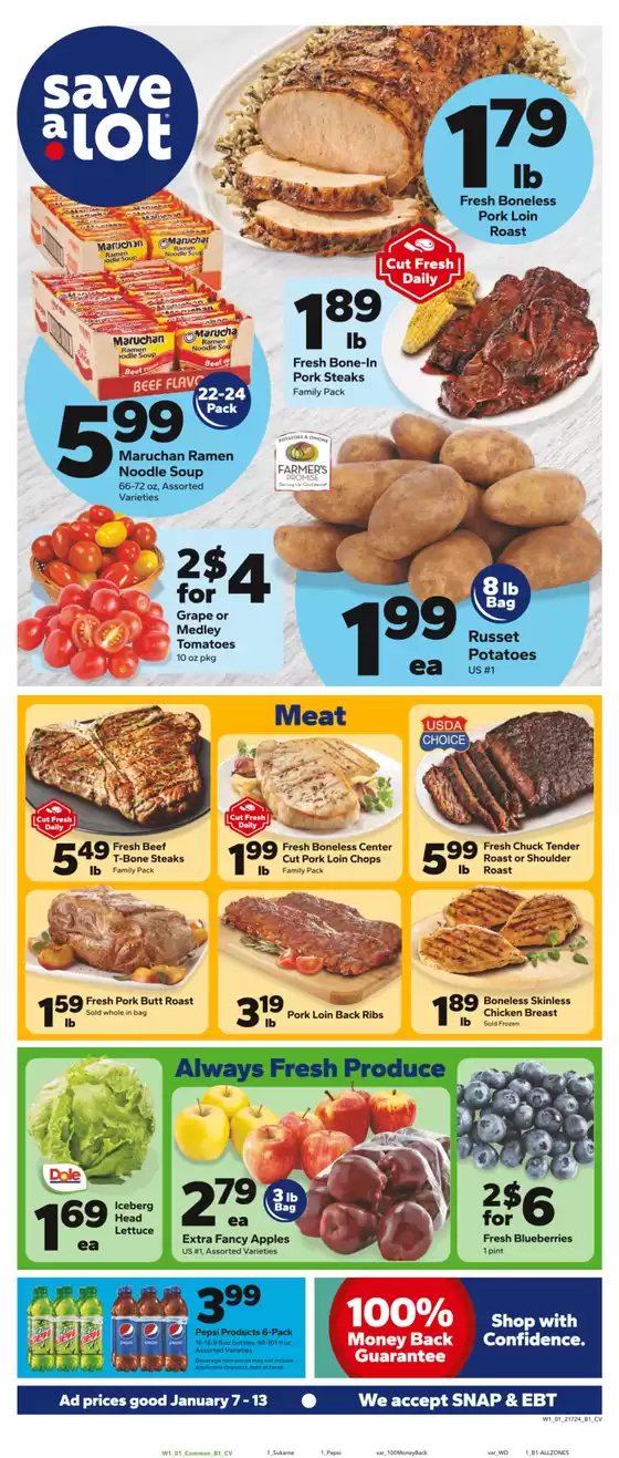 Save a Lot catalogue in Dallas TX | Great offer for bargain hunters | 2026-01-07T00:00:00.000Z - 2026-01-13T00:00:00.000Z