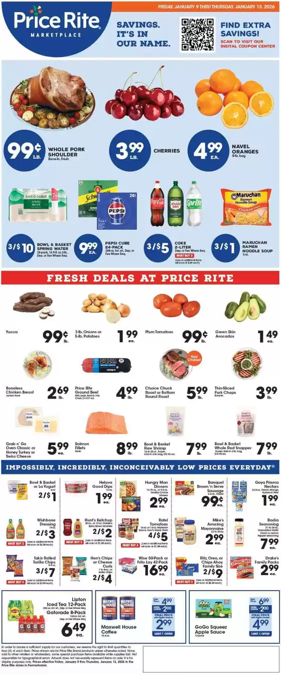 Price Rite catalogue | Weekly Ads Price Rite | 2026-01-09T00:00:00.000Z - 2026-01-15T00:00:00.000Z