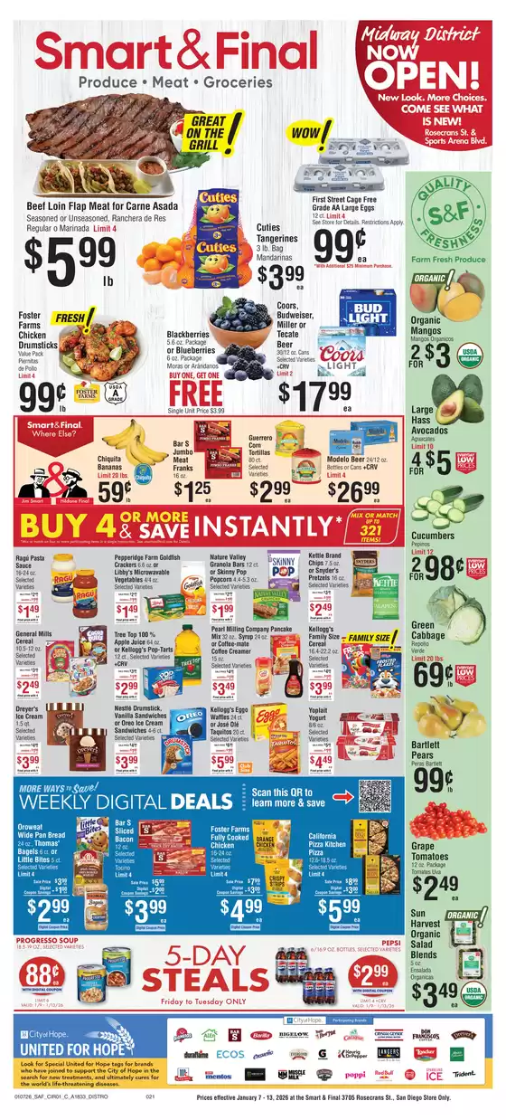 Smart & Final catalogue | Exclusive bargains | 2026-01-09T00:00:00.000Z - 2026-01-13T00:00:00.000Z