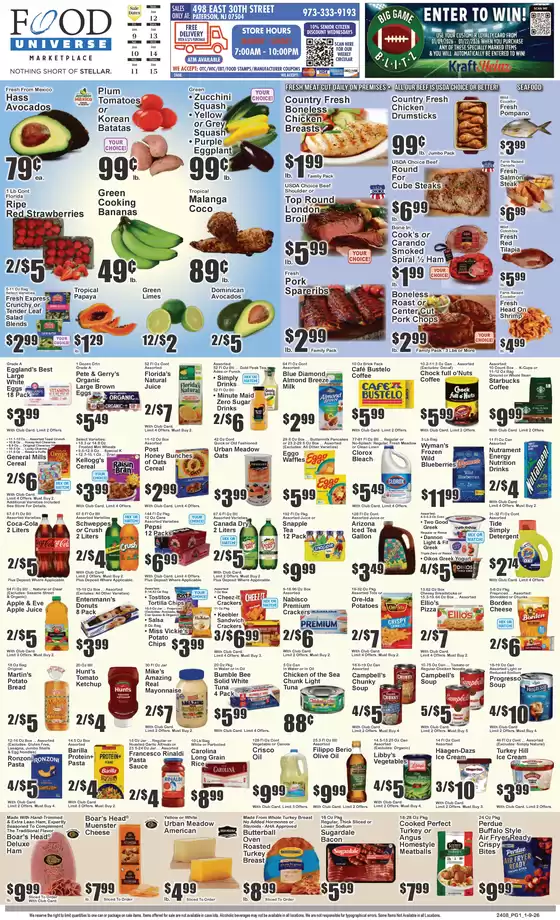 Food Universe catalogue in Yonkers NY | Exclusive deals and bargains | 2026-01-09T00:00:00.000Z - 2026-01-22T00:00:00.000Z