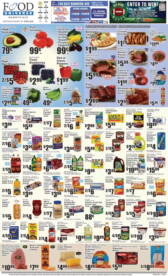 Food Universe catalogue in Yonkers NY | Great offer for bargain hunters | 2026-01-09T00:00:00.000Z - 2026-01-15T00:00:00.000Z