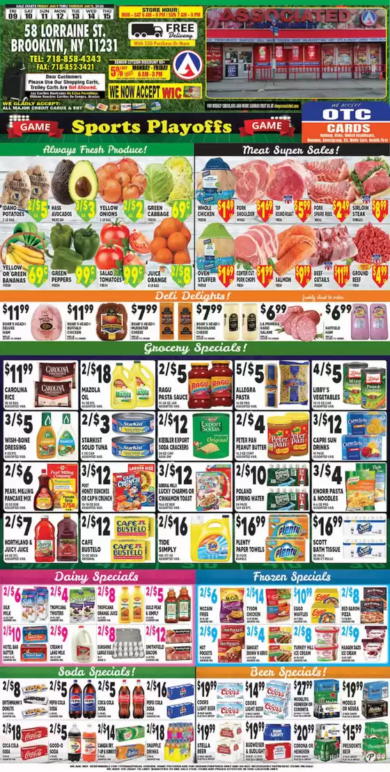 Associated catalogue in Bayonne NJ | Top offers for all bargain hunters | 2026-01-09T00:00:00.000Z - 2026-01-15T00:00:00.000Z