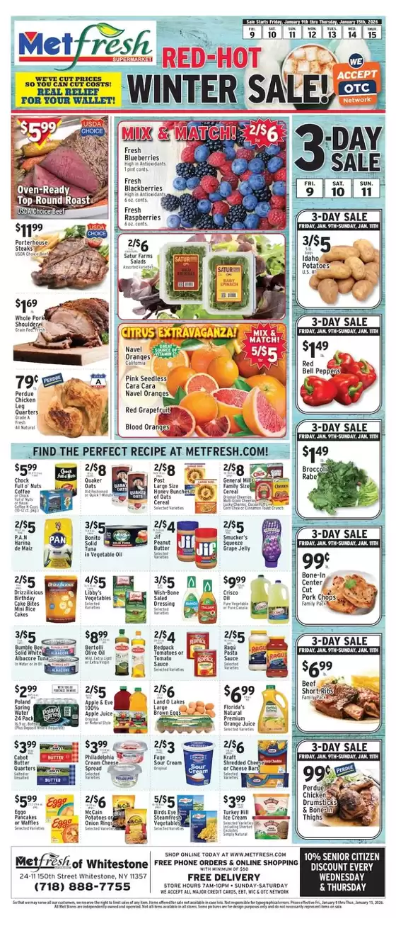 Met Foodmarkets catalogue in Carthage IL | Top deals for all customers | 2026-01-09T00:00:00.000Z - 2026-01-15T00:00:00.000Z
