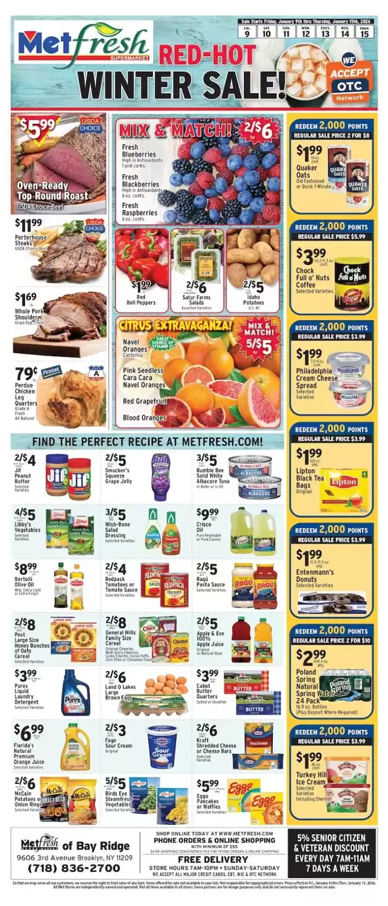 Met Foodmarkets catalogue in Carthage IL | Wide range of offers | 2026-01-09T00:00:00.000Z - 2026-01-15T00:00:00.000Z