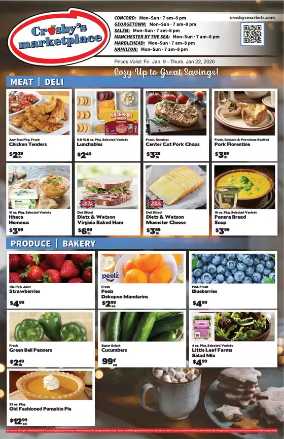 Crosby's Marketplace catalogue in Lancaster SC | Catalog Crosby's Marketplace | 2026-01-09T00:00:00.000Z - 2026-01-22T00:00:00.000Z