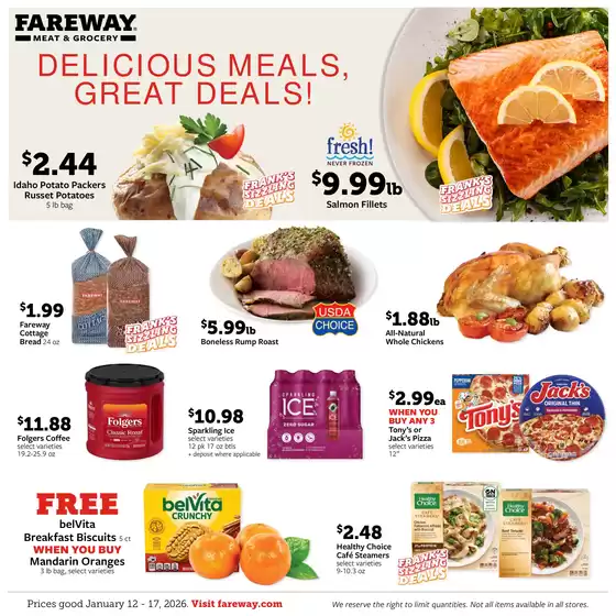Fareway catalogue in Dallas City IL | Great offer for bargain hunters | 2026-01-12T00:00:00.000Z - 2026-01-17T00:00:00.000Z