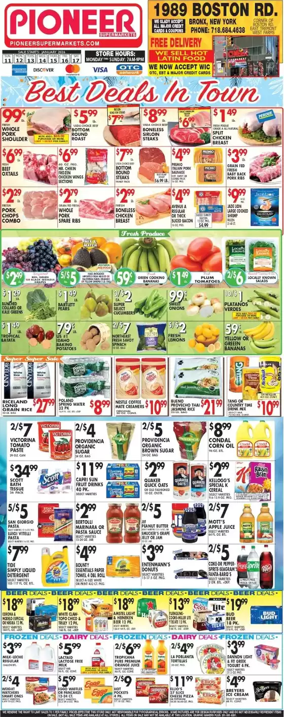 Pioneer Supermarkets catalogue in Spanaway WA | Great offer for bargain hunters | 2026-01-11T00:00:00.000Z - 2026-01-17T00:00:00.000Z