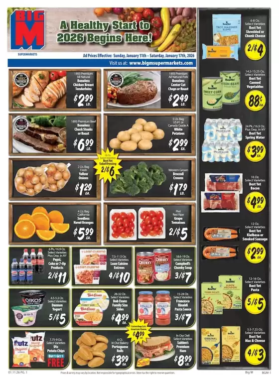 BigM Supermarkets catalogue | Offers for bargain hunters | 2026-01-11T00:00:00.000Z - 2026-01-17T00:00:00.000Z