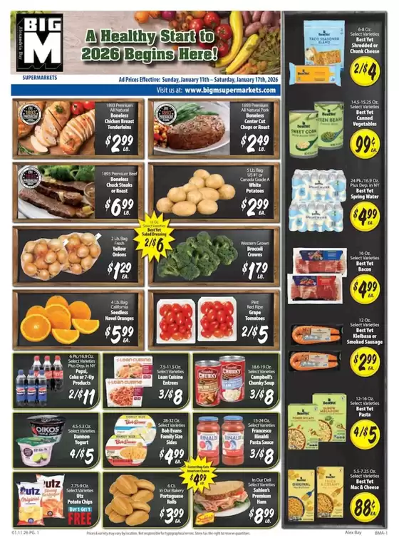 BigM Supermarkets catalogue | Exclusive deals for our customers | 2026-01-11T00:00:00.000Z - 2026-01-17T00:00:00.000Z