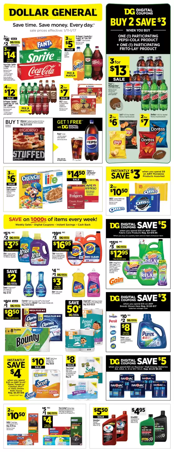 Dollar General catalogue in Petersburg IL | Special offers for you | 2026-01-11T00:00:00.000Z - 2026-01-17T00:00:00.000Z
