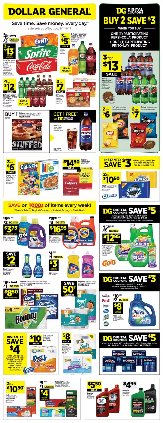 Dollar General catalogue in Petersburg IL | Dollar General Weekly Ad | 2026-01-11T00:00:00.000Z - 2026-01-17T00:00:00.000Z