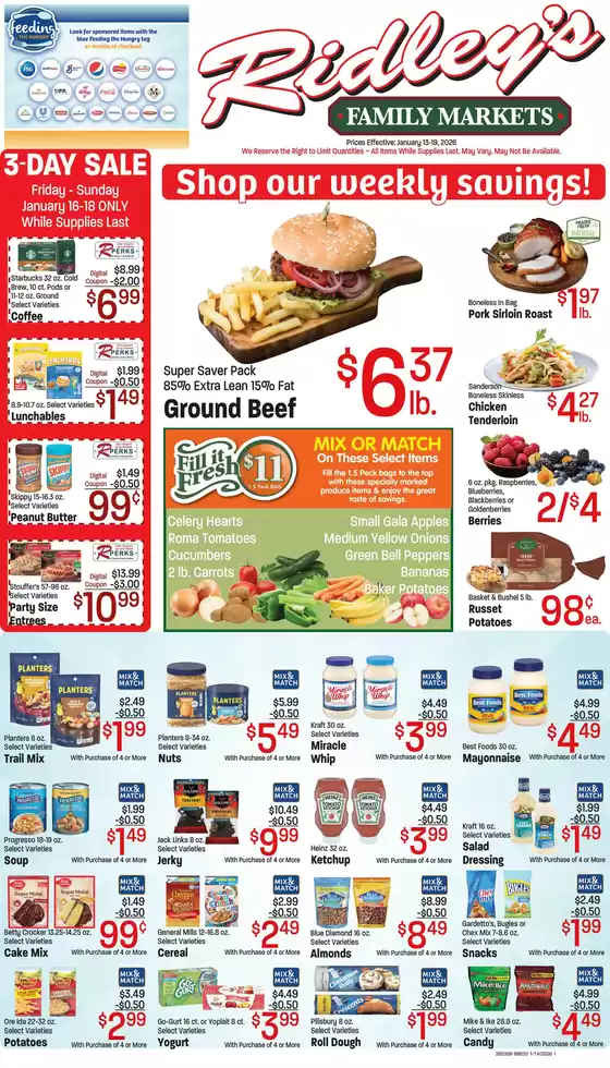 Ridley's Family Markets catalogue in Woodbridge VA | Current special promotions | 2026-01-13T00:00:00.000Z - 2026-01-19T00:00:00.000Z