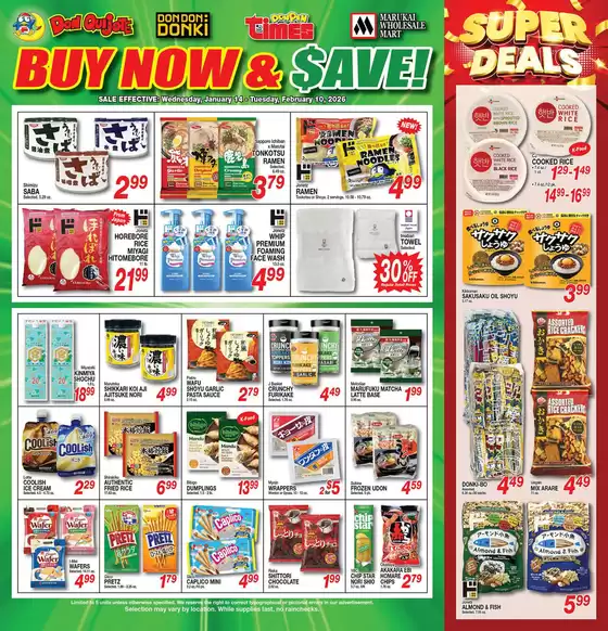 Times Supermarkets catalogue in Lubbock TX | Times Supermarkets weekly ad | 2026-01-14T00:00:00.000Z - 2026-02-11T00:00:00.000Z