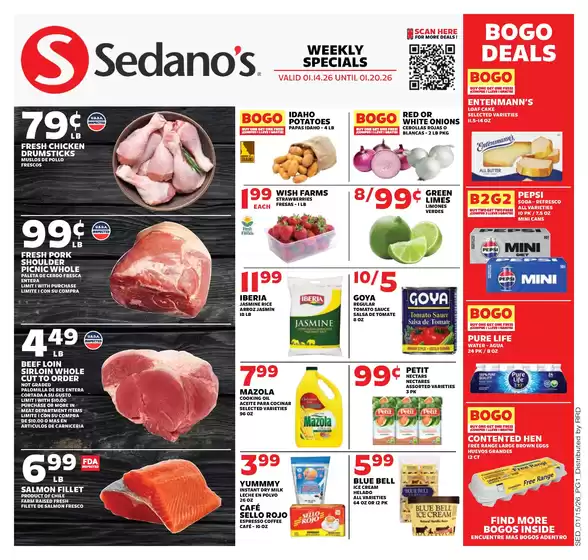 Sedano's catalogue in Billings MT | Sedano's weekly ad | 2026-01-14T00:00:00.000Z - 2026-01-20T00:00:00.000Z