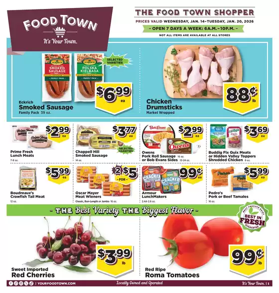 Food Town catalogue in Orlando FL | FoodTownInStoreAd | 2026-01-14T00:00:00.000Z - 2026-01-20T00:00:00.000Z