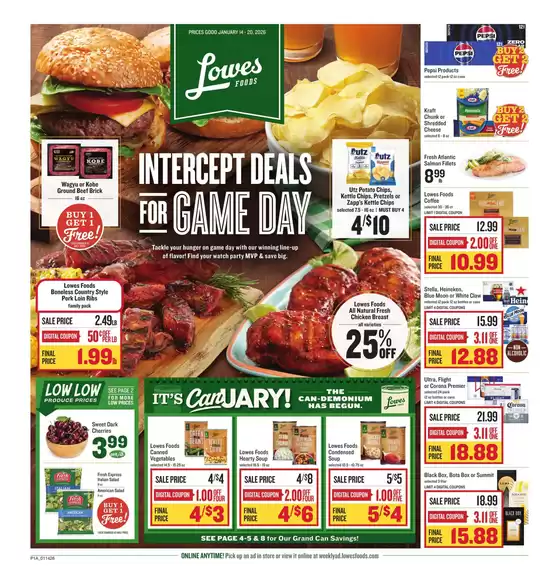 Lowes Foods catalogue in Hollister CA | Weekly Ad | 2026-01-14T00:00:00.000Z - 2026-01-20T00:00:00.000Z