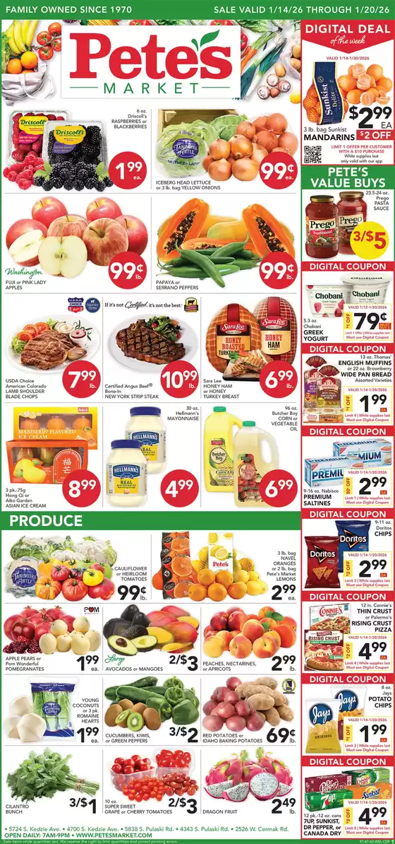 Pete's Fresh Market catalogue in Karns TN | Pete's Fresh Market weekly ad | 2026-01-14T00:00:00.000Z - 2026-01-20T00:00:00.000Z