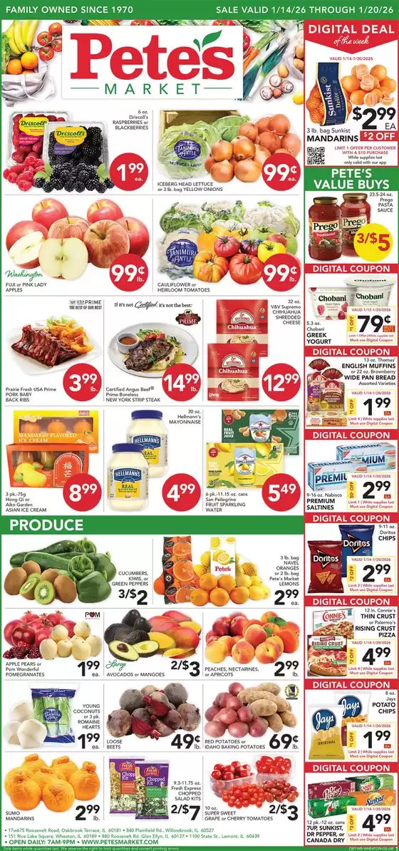 Pete's Fresh Market catalogue in Karns TN | Wide range of offers | 2026-01-14T00:00:00.000Z - 2026-01-20T00:00:00.000Z