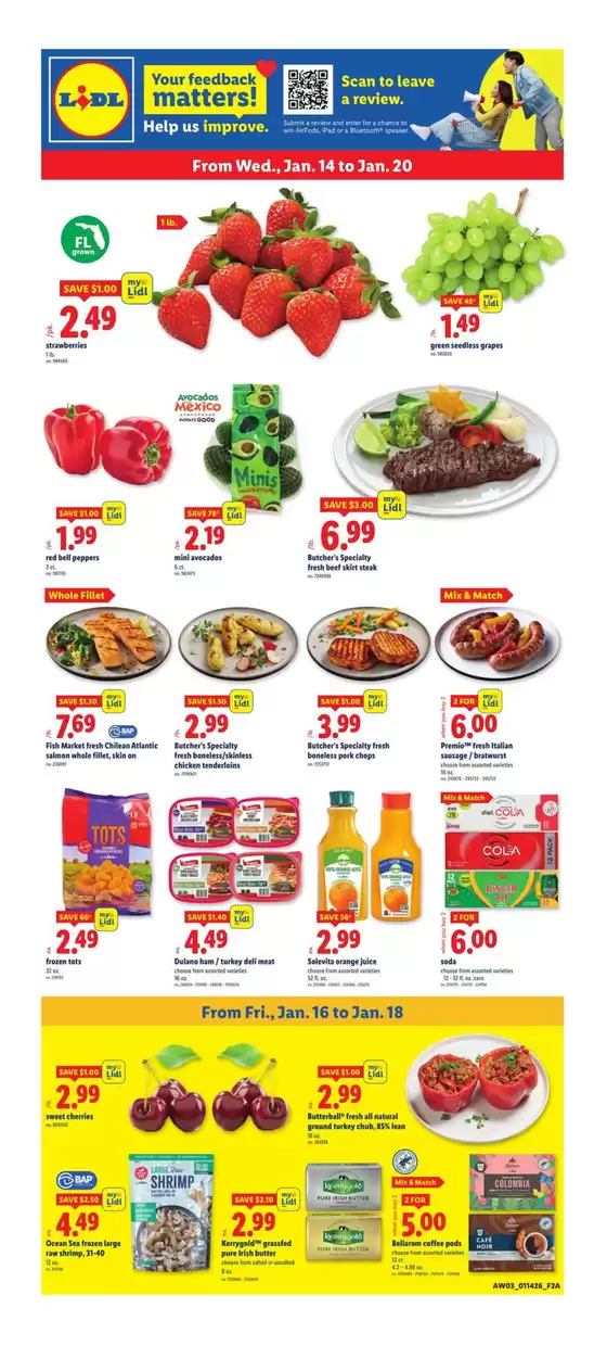 Lidl catalogue | Top deals and discounts | 2026-01-14T00:00:00.000Z - 2026-01-20T00:00:00.000Z