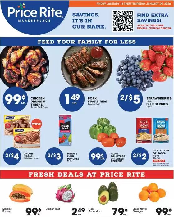 Price Rite catalogue in La Follette TN | Weekly Ads Price Rite | 2026-01-16T00:00:00.000Z - 2026-01-29T00:00:00.000Z