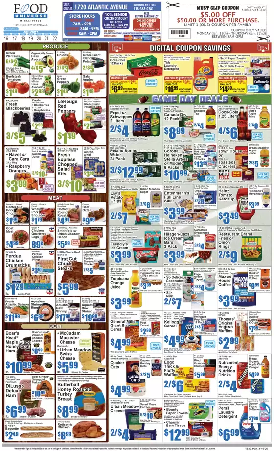 Food Universe catalogue | Wide range of offers | 2026-01-19T00:00:00.000Z - 2026-01-22T00:00:00.000Z