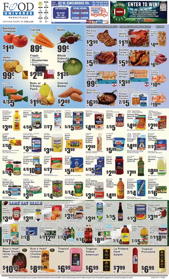 Food Universe catalogue | Top deals and discounts | 2026-01-09T00:00:00.000Z - 2026-01-22T00:00:00.000Z
