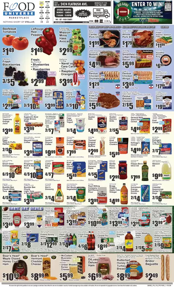 Food Universe catalogue | Exclusive deals for our customers | 2026-01-09T00:00:00.000Z - 2026-01-22T00:00:00.000Z