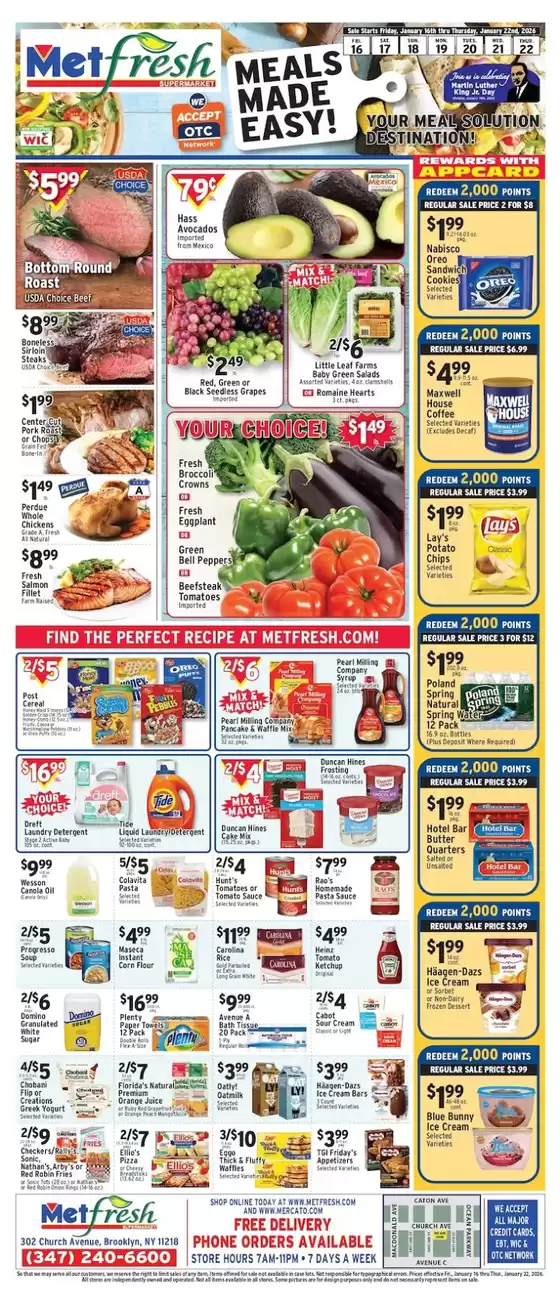 Met Foodmarkets catalogue in Williamsburg KY | Top offers for all bargain hunters | 2026-01-16T00:00:00.000Z - 2026-01-22T00:00:00.000Z